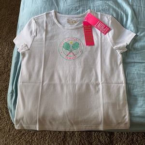 Lilly Pulitzer NWT Luxletic tennis shirt girls XL